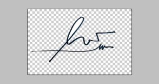 cara edit tanda tangan
